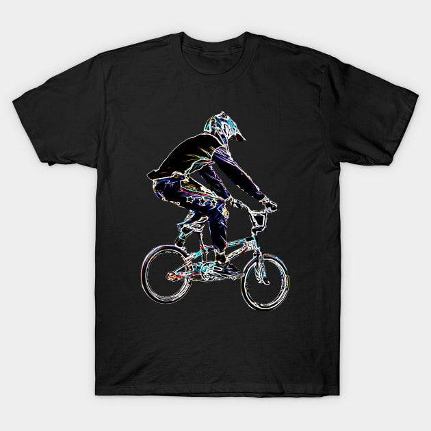 bmx T-Shirt by rickylabellevie